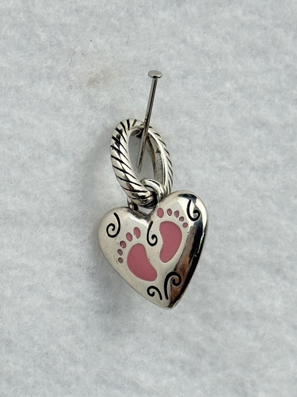 Brighton Baby Girl Silver Plated Charm